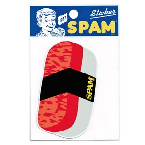 STICKER【SPAM SUSHI】スパムむすび 寿司 ステッカー Hawaii アメリカン雑貨