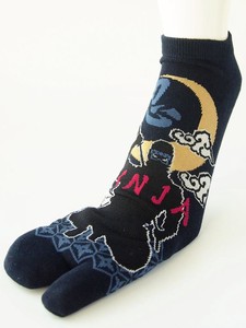 Ankle Socks Socks Ninjya Japanese Pattern