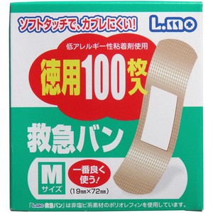 Adhesive Bandage 100-pcs Size M