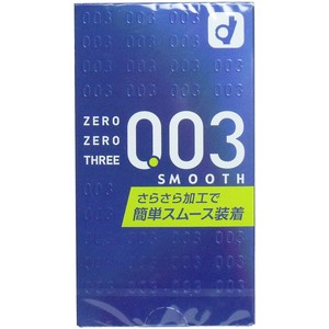 オカモト　ゼロゼロスリー003　コンドーム　スムースパウダー　10個入【避妊具・潤滑剤】