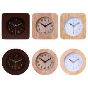 Table Clock Brown Natural 6-types