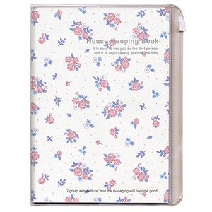 Household Account Book Flower Mini Made in Japan