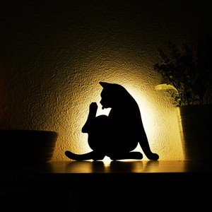 [新作]LEDライト　Cat Wall Light 2　けづくろい　ウォールライト＜日本製＞