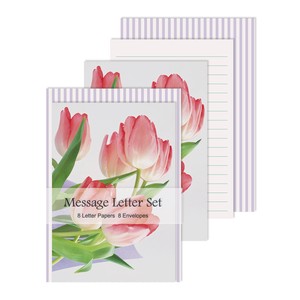 Letter set Flower Tulips Made in Japan
