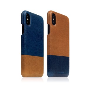 【iPhone XS/X】【iPhone XR】Tamponata Leather Back case（タンポナタレザーバックケース）