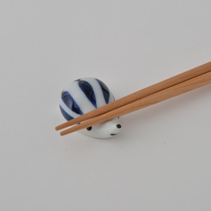 Hasami ware Chopsticks Rest Hedgehog Droplets Made in Japan