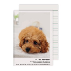 Notebook Toy Poodle Dog Made in Japan