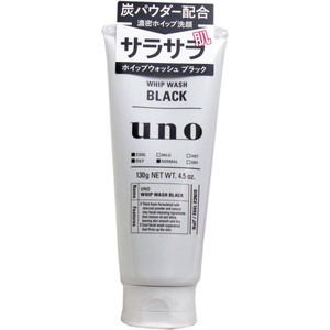 UNO（ウーノ） ホイップウォッシュ（ブラック）（洗顔料） 130g【洗顔ソープ・石けん】