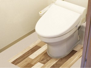 防水保護シート　トイレ床用　BKTY-9080 90cm×80cm LBR