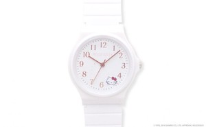 【ハローキティ】【腕時計】 ラバーキティ ホワイト KT003-1