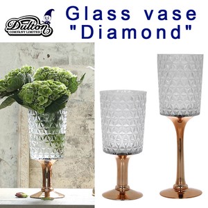GLASS VASE "DIAMOND"