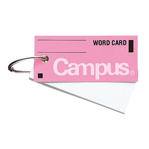 【コクヨ】キャンパス単語カード　中　　ピンク