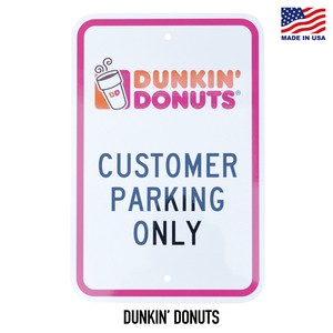 DEAD STOCK PARKING METAL SIGN【DUNKIN'DONUTS】看板 メタルサイン ドーナッツ アメリカン雑貨