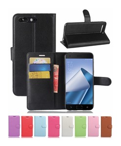 ASUS ZenFone 4 Pro ZS551KL用レザーケース 手帳型 財布型保護カバー【G887】