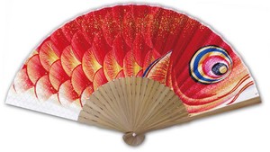 Japanese Fan Red M Made in Japan