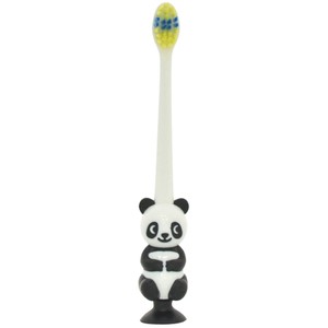Toothbrush black Panda 1-pcs set