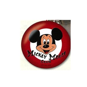 【ディズニーミッキー】缶バッジ(ロゴマーク)★ミッキーマウスクラブ第2弾★