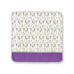 Gauze Handkerchief Lavender Made in Japan