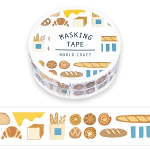 【マスキングテープ 15mm パンマルシェ】 雑貨 手帳 カフェ デコレーション ギフト