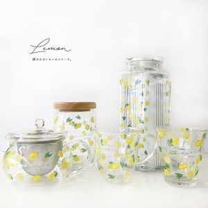 Yellow Lemon Glass Plates