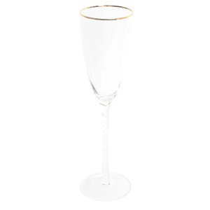 シャンパングラス ワイングラス ガラス ゴールドライン