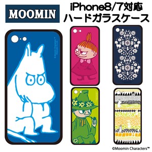 【ムーミン】iPhone8/7対応 ハードガラスケース