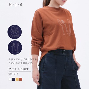 【SALE】プリント長袖Tシャツ M･J･G/GMT214