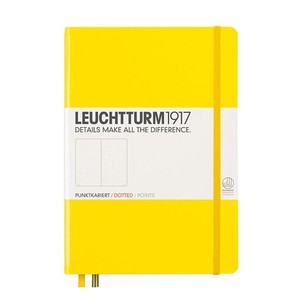 【ロイヒトトゥルム】LEUCHTTURM1917  A5ノート  Lemon