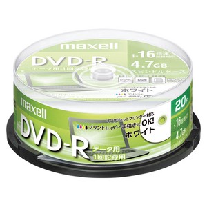 マクセル PC DATA用 DVD-R DR47PWE.20SP