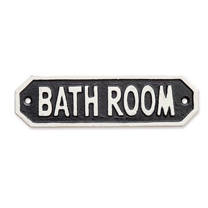 アイアンプレート BATH ROOM