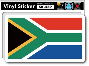 SK-459/国旗ステッカー 南アフリカ (SOUTH AFRICA) 国旗 旗 旅行 スーツケース 車 PC　【2019新作】