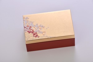 【日本製】桜に流水 箔アクセサリーBOX(小)