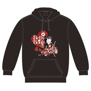 【Betty Boop】フーディー Biker Betty BB-KP-FD-003-BK ブラック