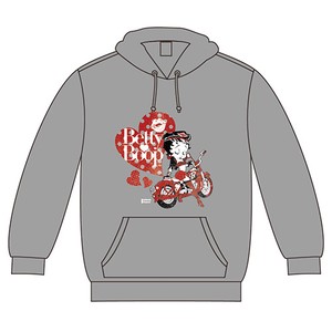 【Betty Boop】フーディー Biker Betty BB-KP-FD-003-GY グレー
