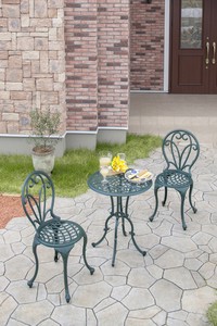 Garden Table/Chair Set of 3