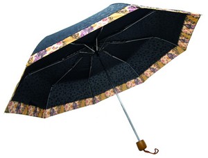 梅雨に和柄の傘はいかがですか　8本骨和風デザイン　折りたたみ　華まどか