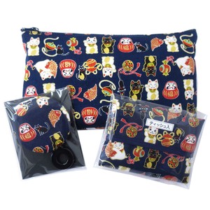 Pouch Set of 3 3-colors Made in Japan