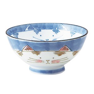 ≪受注生産≫【ミケ】 ブルー  VP茶碗 [日本製 美濃焼］
