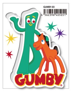 GUMBY-03 GUMBY and POKEY ガンビー クレイアニメ アメリカン雑貨 キャラクター 【2019新作】