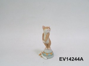 2019新作　EV14244Aミニ樹脂ポージング猫