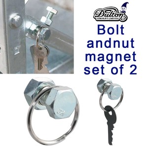 Bolt and nut magnet set of 2