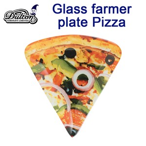 Glass farmer plate Pizza