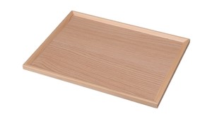 春夏秋冬・モダンな形がどれにでも合う【定番】natural wooden tray  /木製 ナチュラルモダントレー36cm