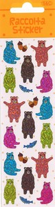 Stickers Sticker Colorful Standard Bear Holograms