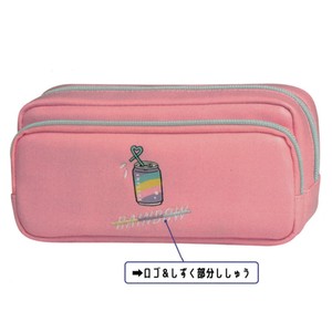 【ファンシー文具】ピンクピンクジェニックペンケース(RAINBOW)
