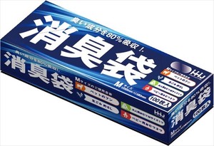 ハウスホールドジャパン　AS05 消臭袋Mサイズ 100枚 【 ポリ袋・レジ袋 】