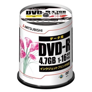三菱化学メディア PC DATA用 DVD-R DHR47JPP100 00011897