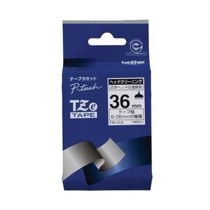 ブラザー ピータッチテープ36mmクリーニング TZE-CL6