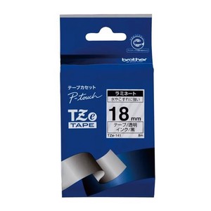 ブラザー ピータッチテープ18mm透明/黒 TZE-141 00009868