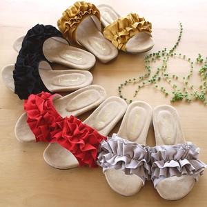 Sandals Ruffle Spring/Summer Flat Ladies'